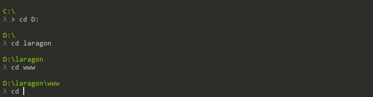 cmd如何換資料夾