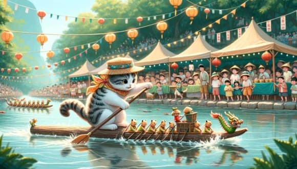 開心端午節喵喵