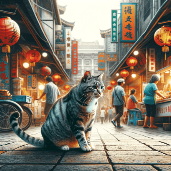 AI畫的可愛台灣貓貓