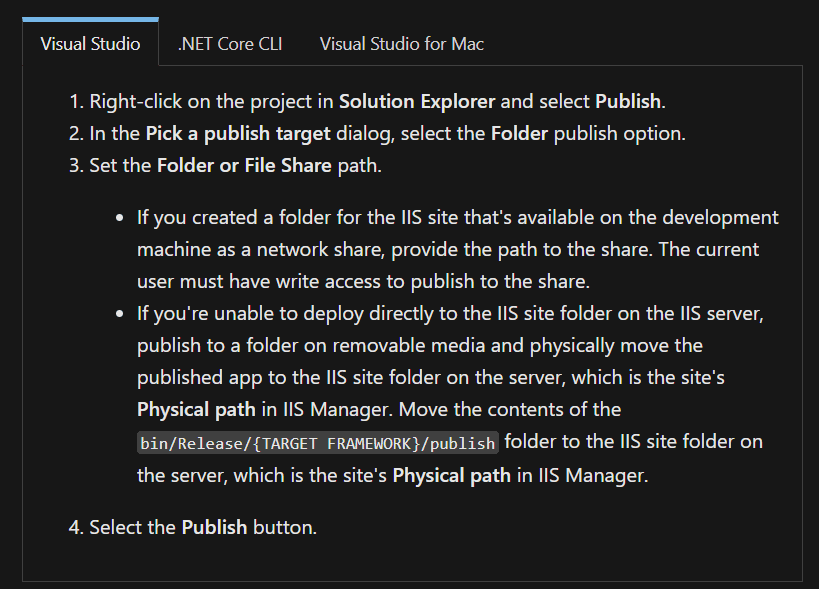 發佈.NET專案到 IIS 上面